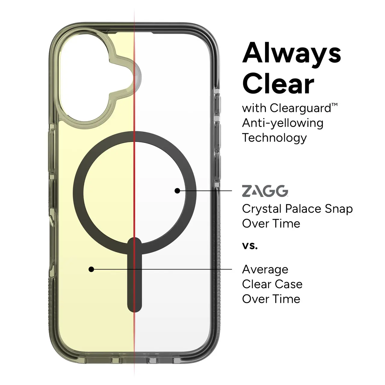 Etui Zagg Santa Cruz Snap MagSafe do iPhone 16 Plus Zielony