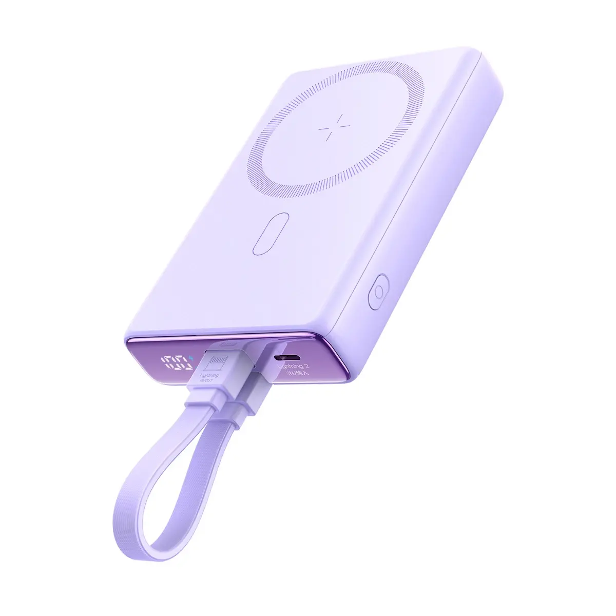 Powerbank Joyroom JR-PBM01 10000mAh 20W Magnetyczny z podstawką Fioletowy