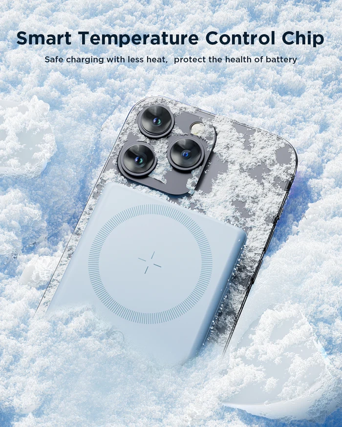 Powerbank Joyroom JR-PBM01 10000mAh 20W Magnetyczny z podstawką Fioletowy