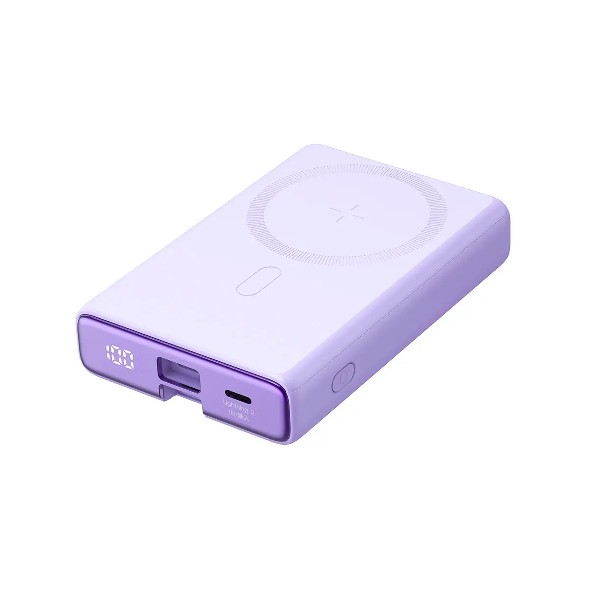 Powerbank Joyroom JR-PBM01 10000mAh 20W Magnetyczny z podstawką Fioletowy