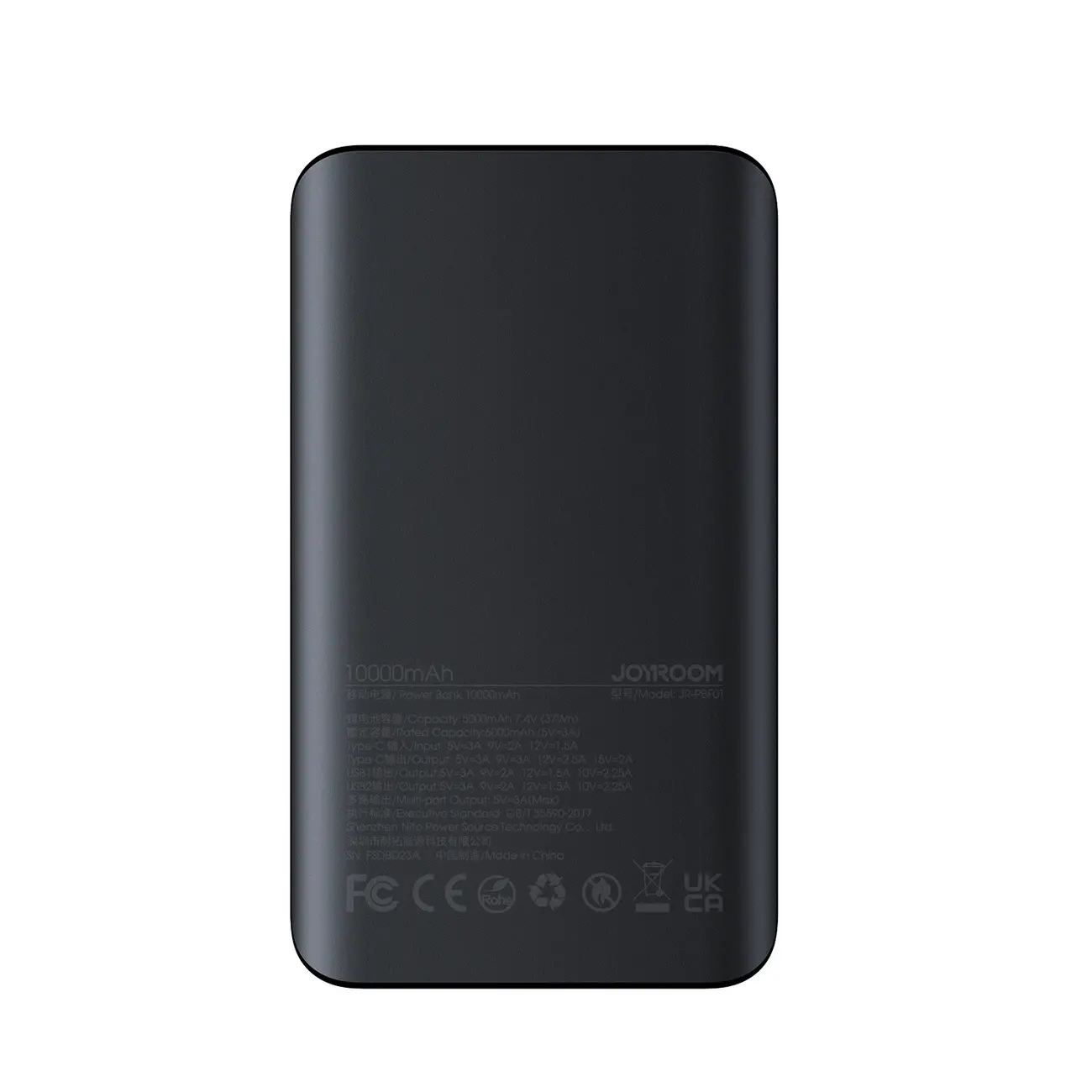 Powerbank Joyroom JR-PBF01 10000mAh 30W Czarny