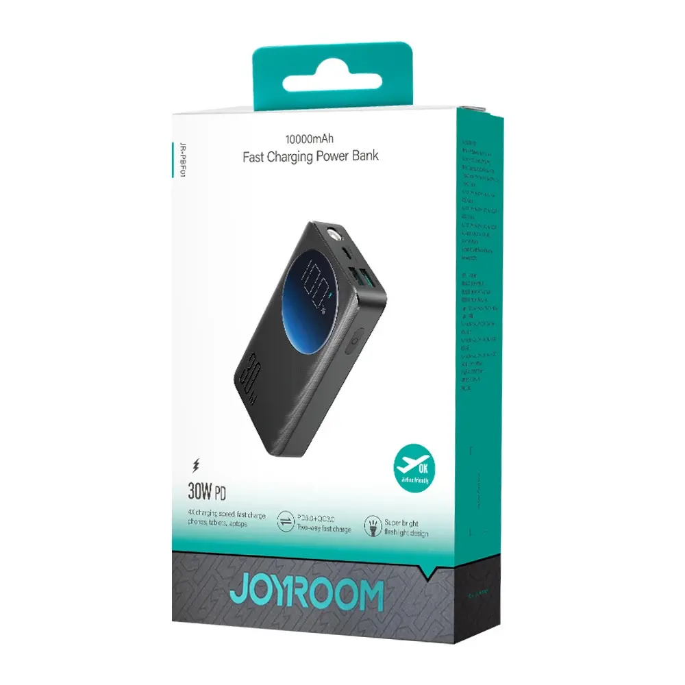 Powerbank Joyroom JR-PBF01 10000mAh 30W Czarny