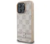 Etui DKNY Checkered Pattern & Printed Stripes do iPhone 16 Pro Różowy