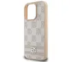 Etui DKNY Checkered Pattern & Printed Stripes do iPhone 16 Pro Różowy