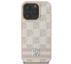 Etui DKNY Checkered Pattern & Printed Stripes do iPhone 16 Pro Różowy
