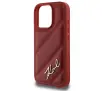 Etui Karl Lagerfeld Quilted Signature do iPhone 16 Pro Czerwony