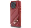 Etui Karl Lagerfeld Quilted Signature do iPhone 16 Pro Czerwony