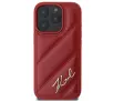 Etui Karl Lagerfeld Quilted Signature do iPhone 16 Pro Czerwony
