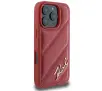 Etui Karl Lagerfeld Quilted Signature do iPhone 16 Pro Czerwony