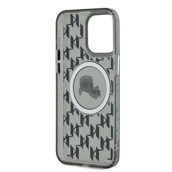 Etui Karl Lagerfeld IML Monogram do iPhone 15 Pro Max Czarny