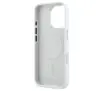 Etui Karl Lagerfeld Silicone Initial Metal Logo MagSafe do iPhone 16 Pro Max Biały