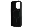 Etui Karl Lagerfeld Silicone Shadow Metal Initial do iPhone 16 Pro Max Czarny