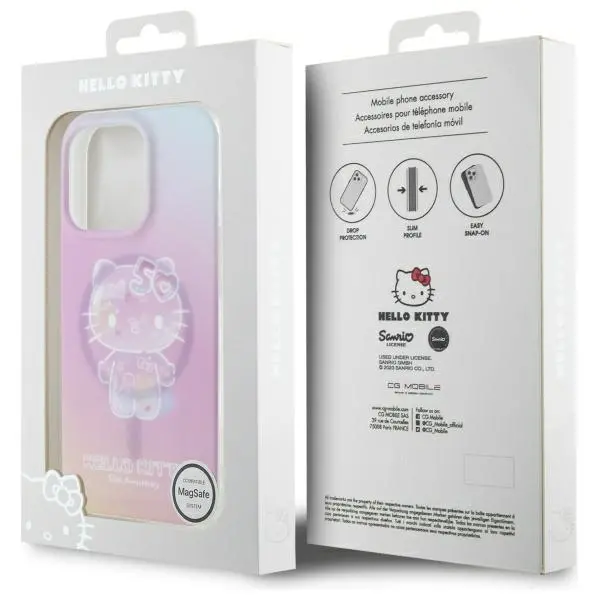 Etui Hello Kitty IML 50TH Anniversary MagSafe do iPhone 16 Pro Max Różowy