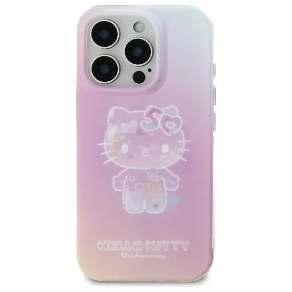 Etui Hello Kitty IML 50TH Anniversary MagSafe do iPhone 16 Pro Max Różowy