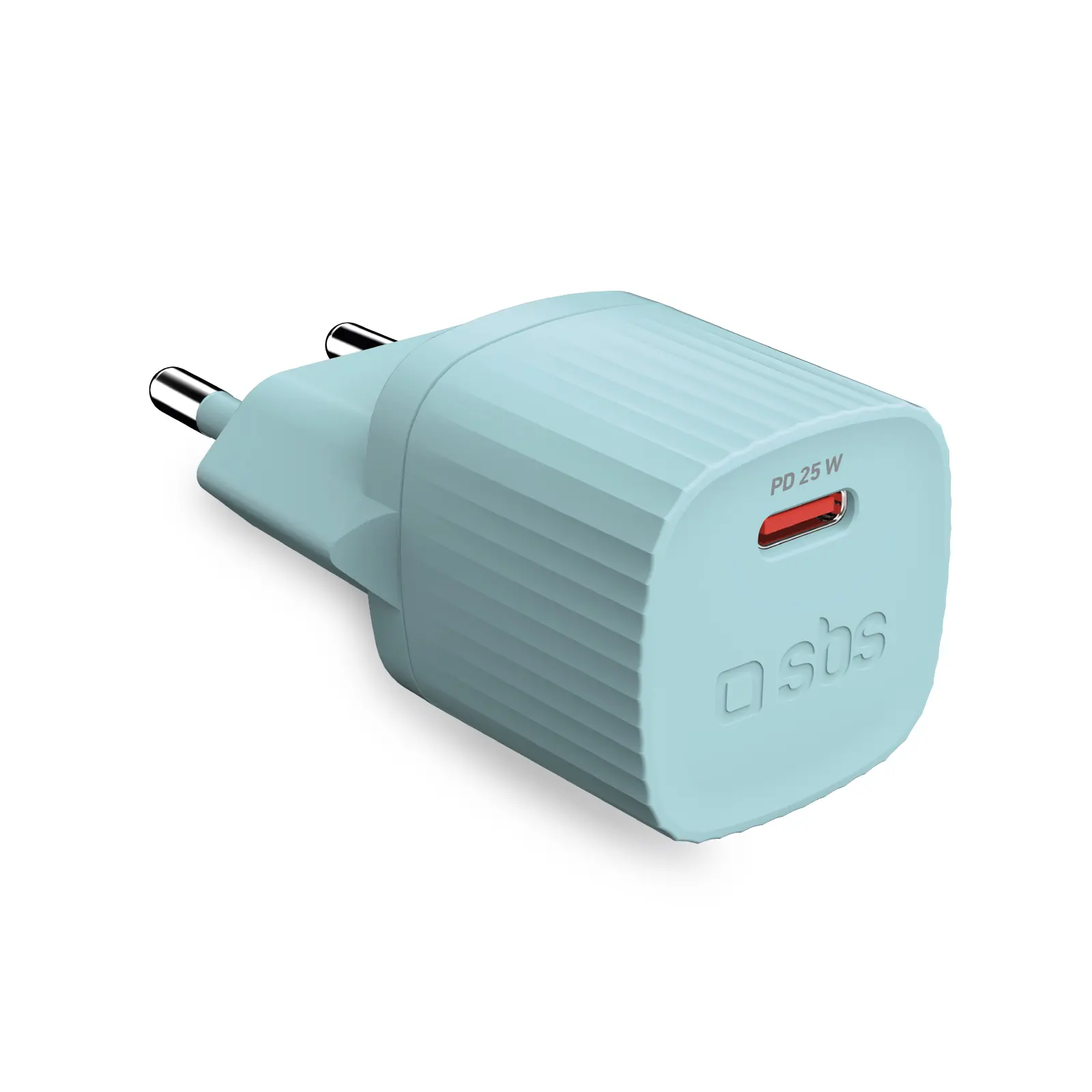 Ładowarka sieciowa SBS USB-C WALL ECO GRS 25W Niebieski