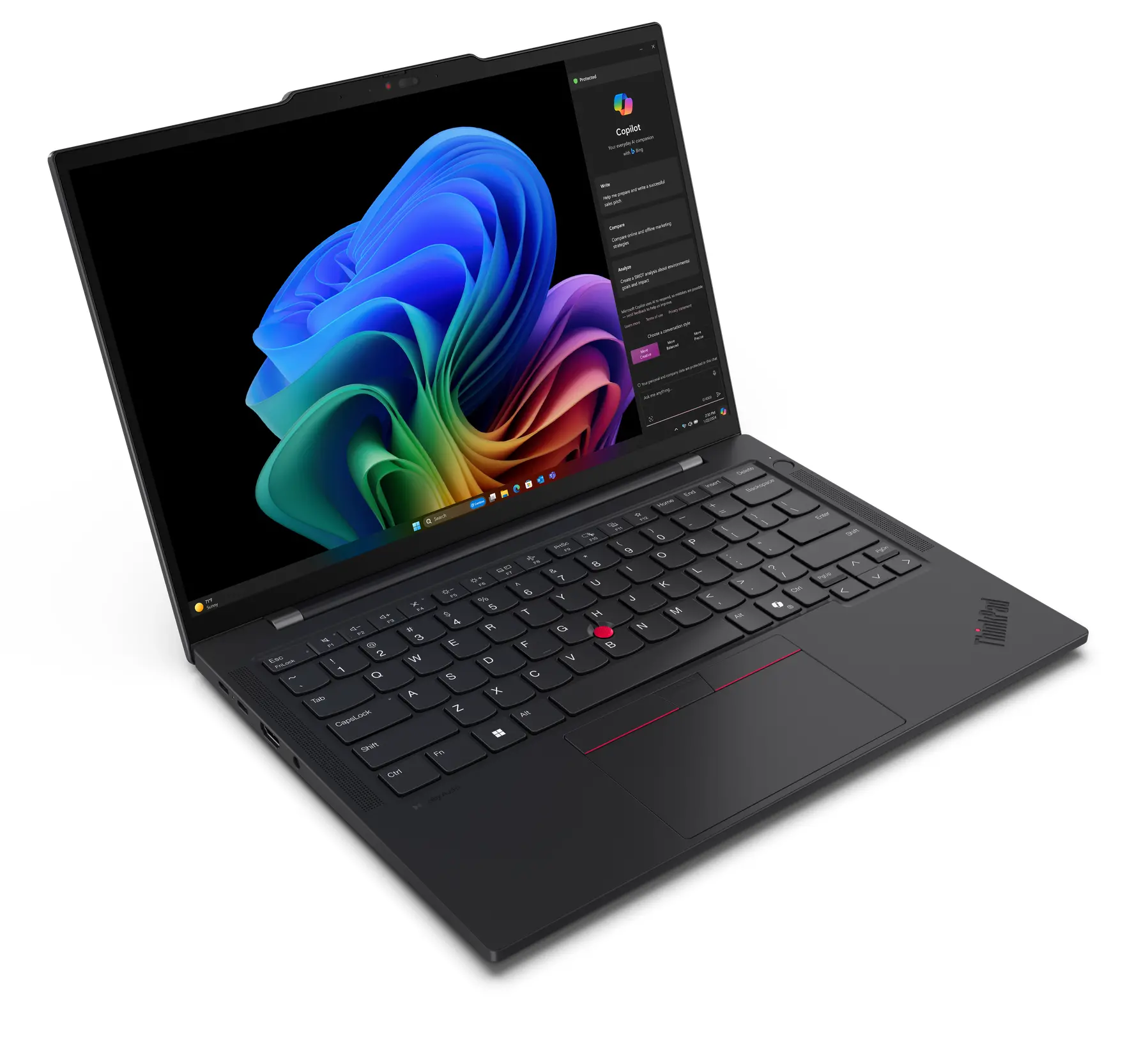 Laptop Lenovo ThinkPad T14s Gen 6 14" Snapdragon X Elite X1E-78-100 32GB RAM 1TB Dysk SSD Win11 Pro Czarny