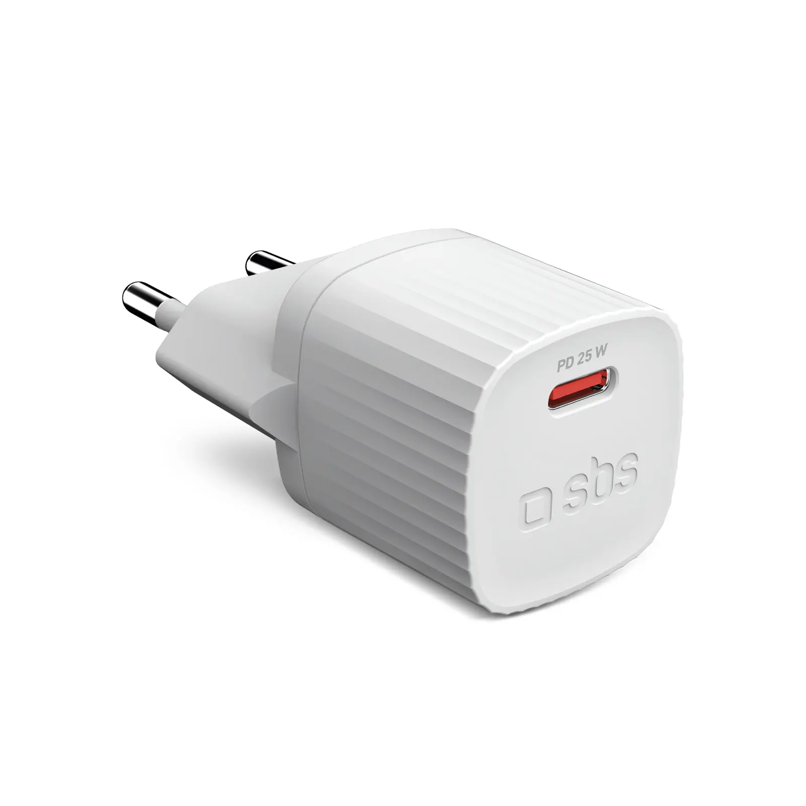 Ładowarka sieciowa SBS USB-C WALL Eco GRS 25W Biały