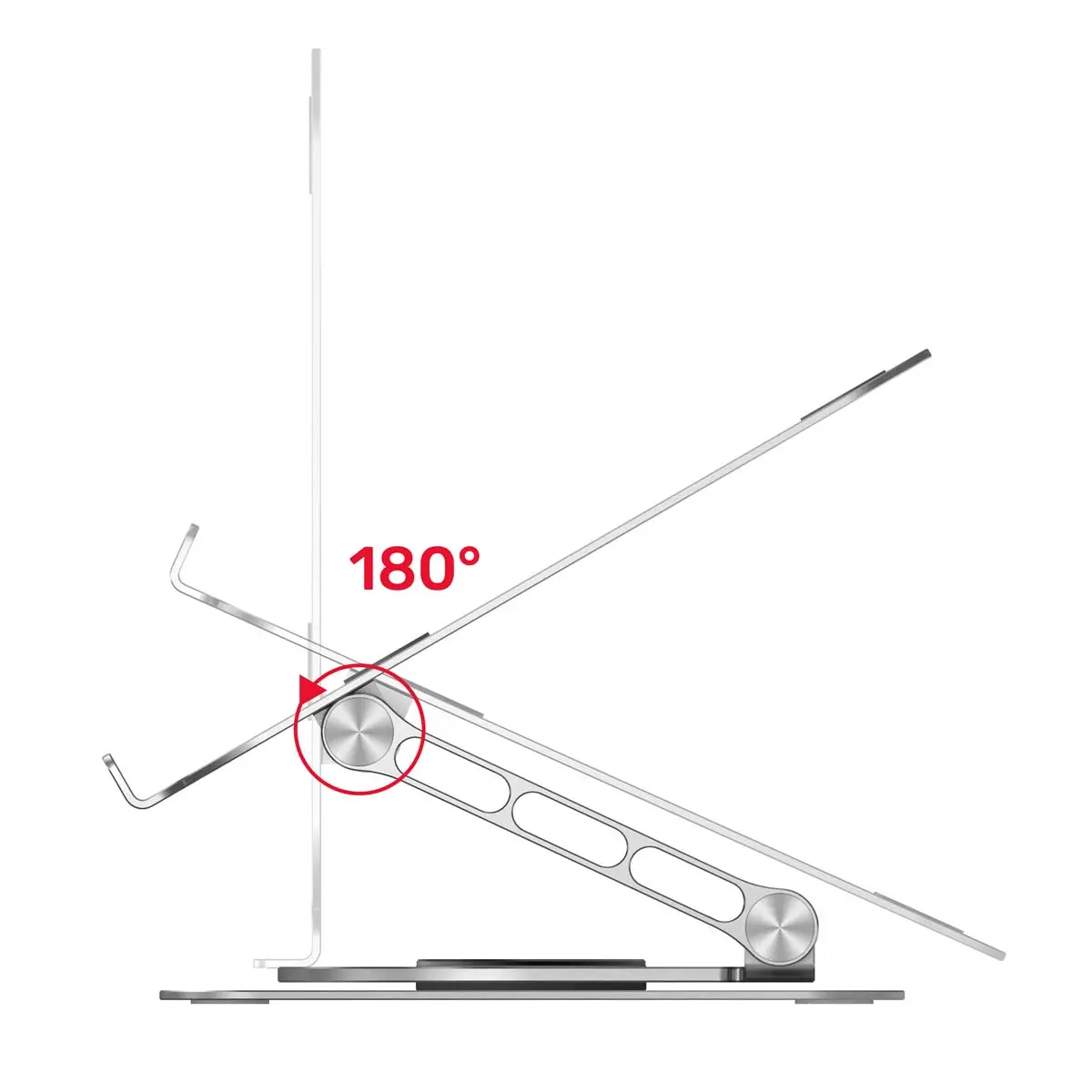 Podstawka na laptopa Unitek OT180SL01 10-16'' Szary
