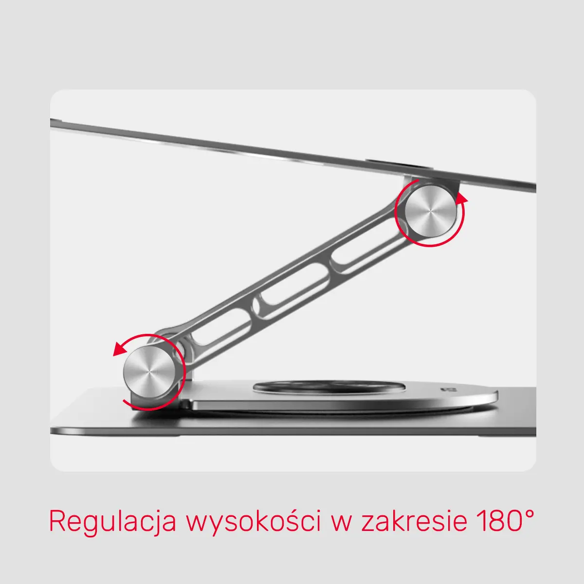 Podstawka na laptopa Unitek OT180SL01 10-16'' Szary