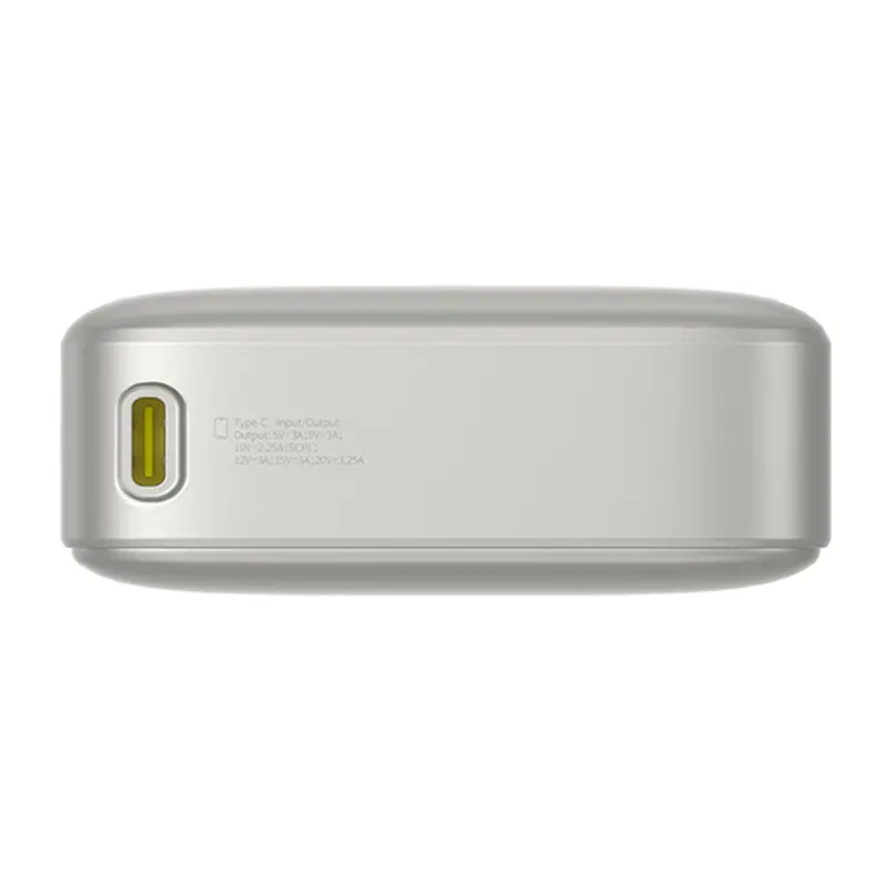 Powerbank Baseus Free2Pull 20000mAh 65W Wbudowany kabel Szary