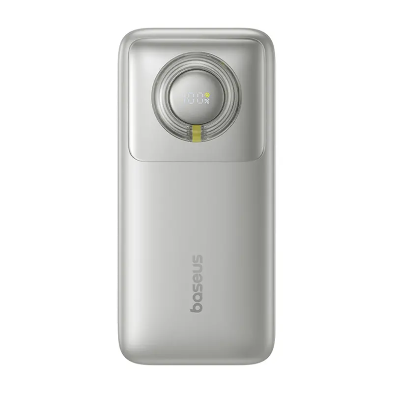 Powerbank Baseus Free2Pull 20000mAh 65W Wbudowany kabel Szary