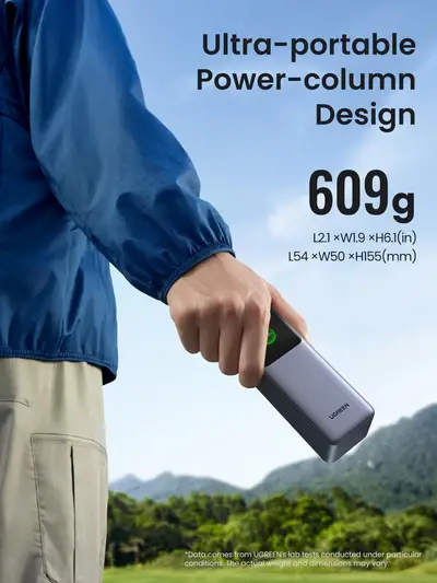 Powerbank UGREEN Nexode PB722 25000mAh 200W Szary