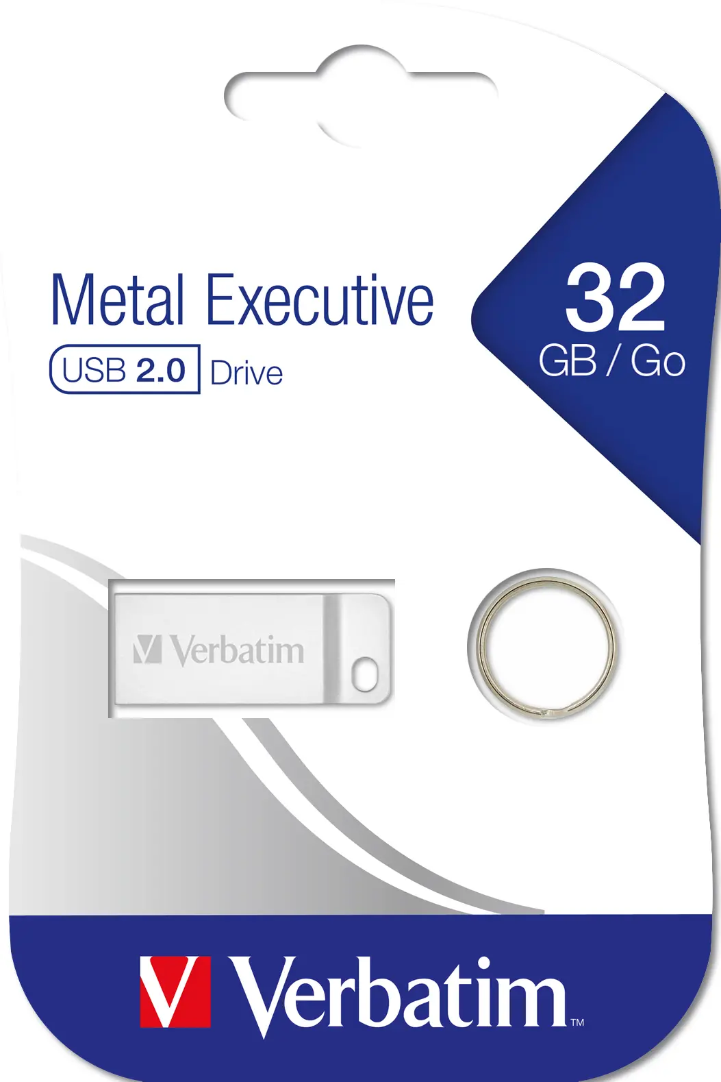 PenDrive Verbatim Metal Executive 32GB USB 2.0 Srebrny
