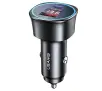 Ładowarka samochodowa USAMS 1xUSB+1xUSB-C C26 95W Fast Charge Czarny