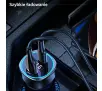 Ładowarka samochodowa USAMS 1xUSB+1xUSB-C C26 95W Fast Charge Czarny