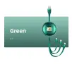 Kabel USAMS 3w1 USB do lightning/microUSB/USB-C 1m Zielony