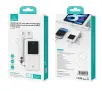Powerbank USAMS US-CD213 Z wbudowanymi kablami USB-C / Lightning 30000mAh PD 20W Fast Charge X-chel Series Czarny
