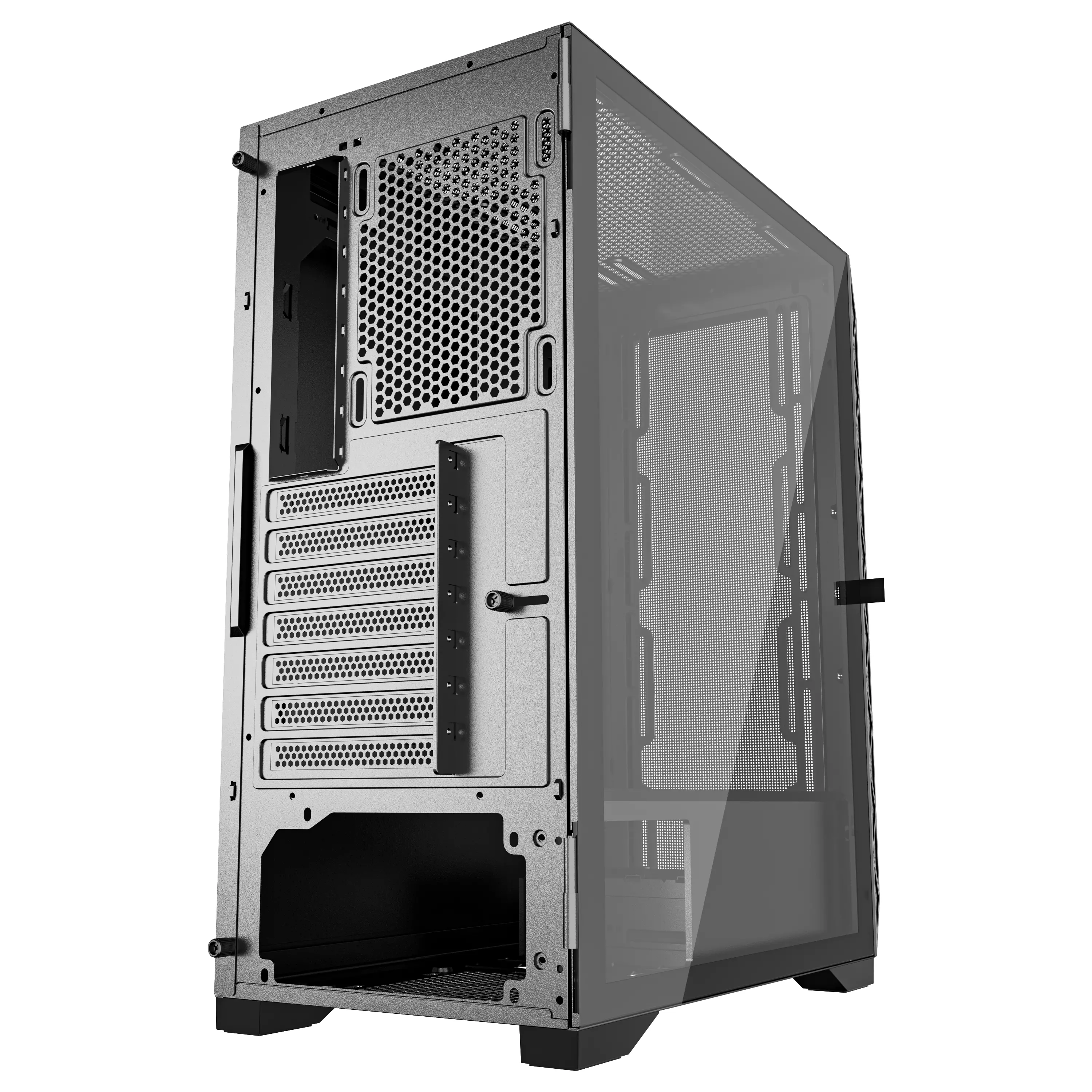 Obudowa Gembird Fornax M200 Mesh Czarny
