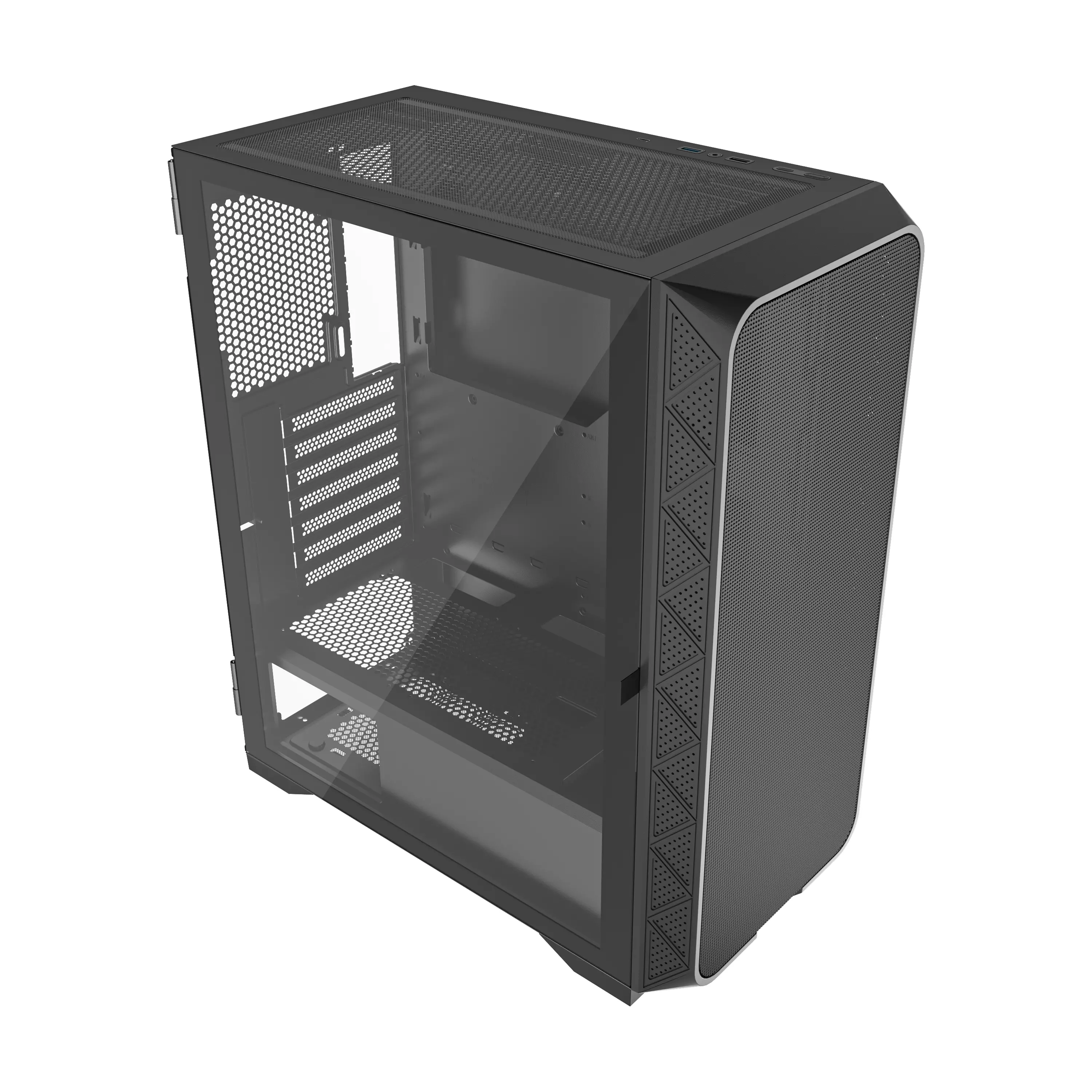 Obudowa Gembird Fornax M200 Mesh Czarny