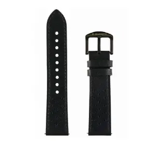 Pasek Garett skórzany 22mm V Czarny