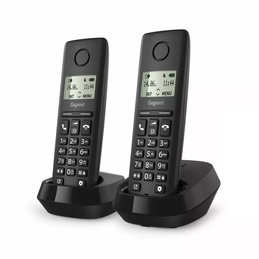 Telefon Gigaset Pure 100 Duo Czarny
