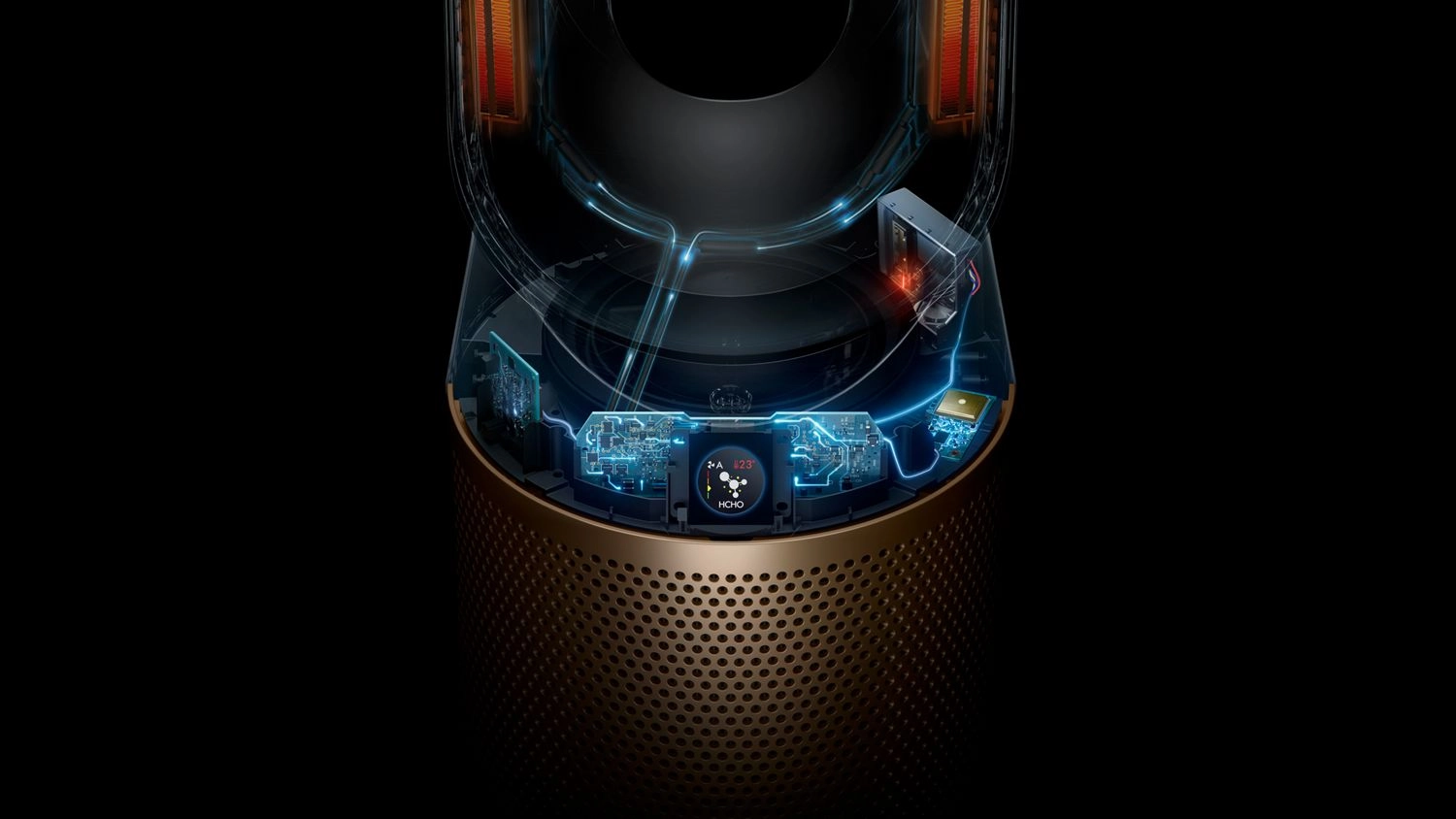 Oczyszczacz powietrza Dyson Purifier Hot+Cool Formaldehyde HP09 z funkcją ogrzewania i wentylatora