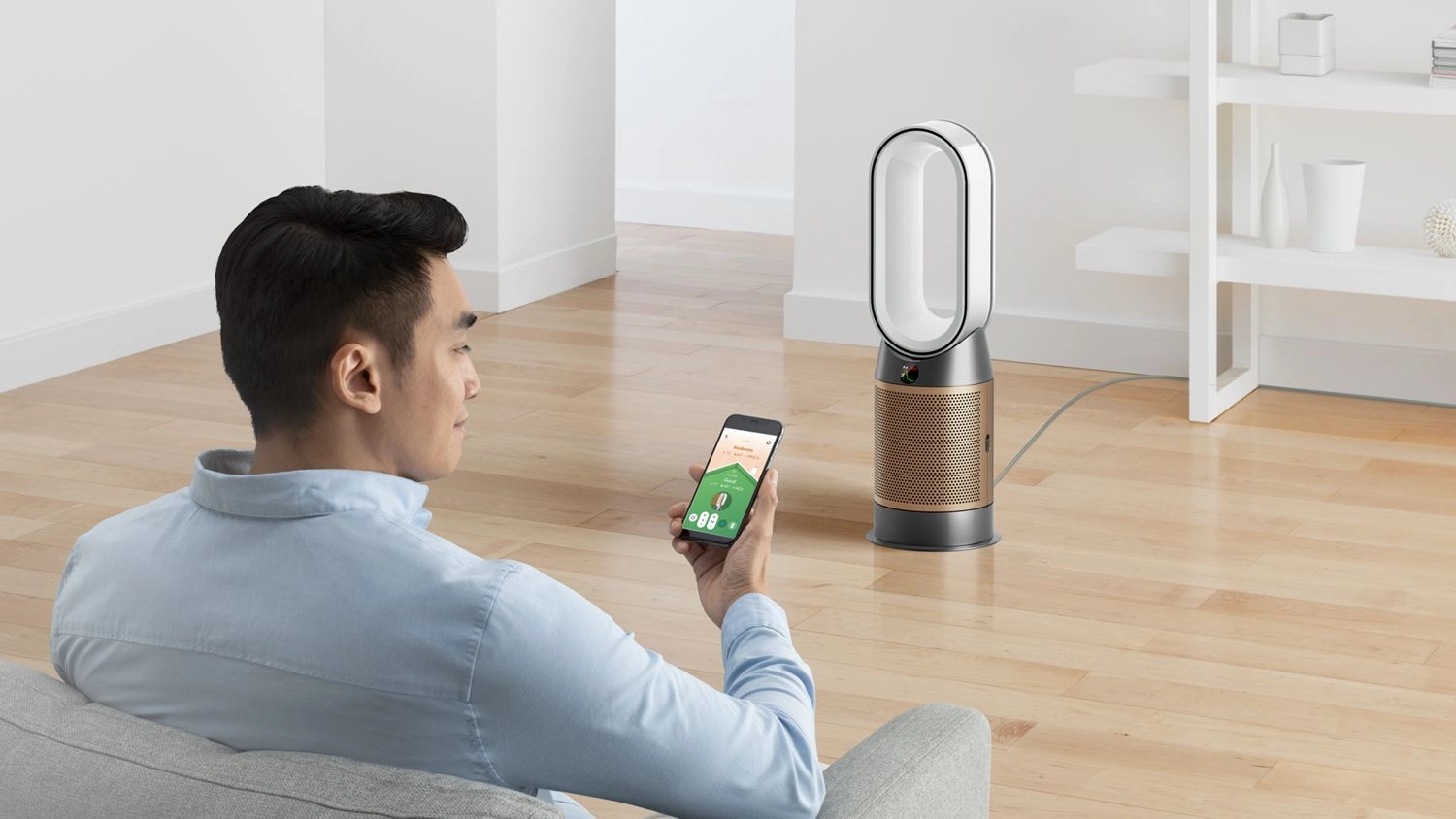 Oczyszczacz powietrza Dyson Purifier Hot+Cool Formaldehyde HP09 z funkcją ogrzewania i wentylatora