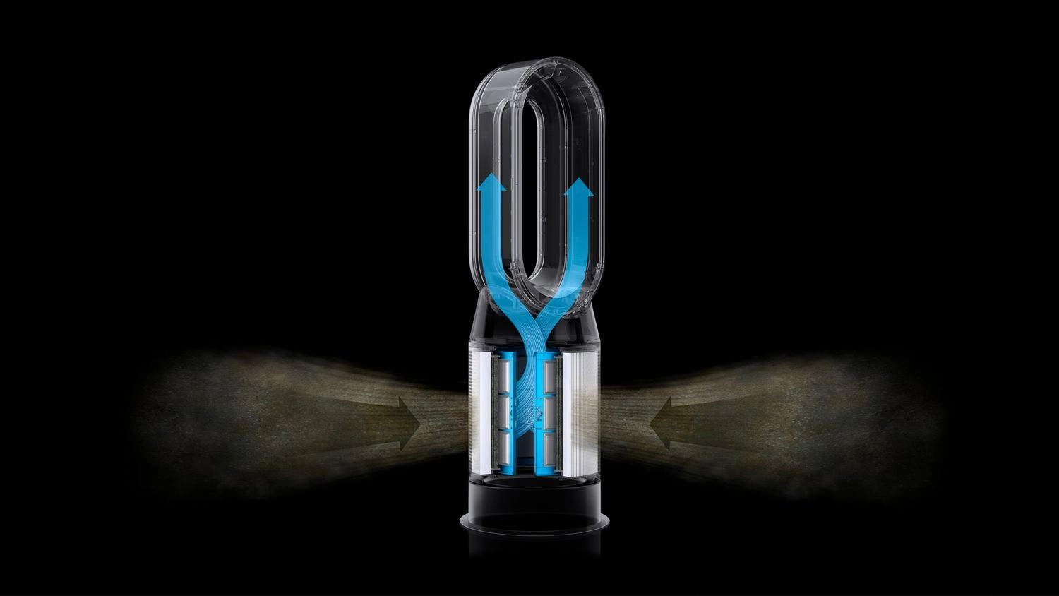 Oczyszczacz powietrza Dyson Purifier Hot+Cool Formaldehyde HP09 z funkcją ogrzewania i wentylatora