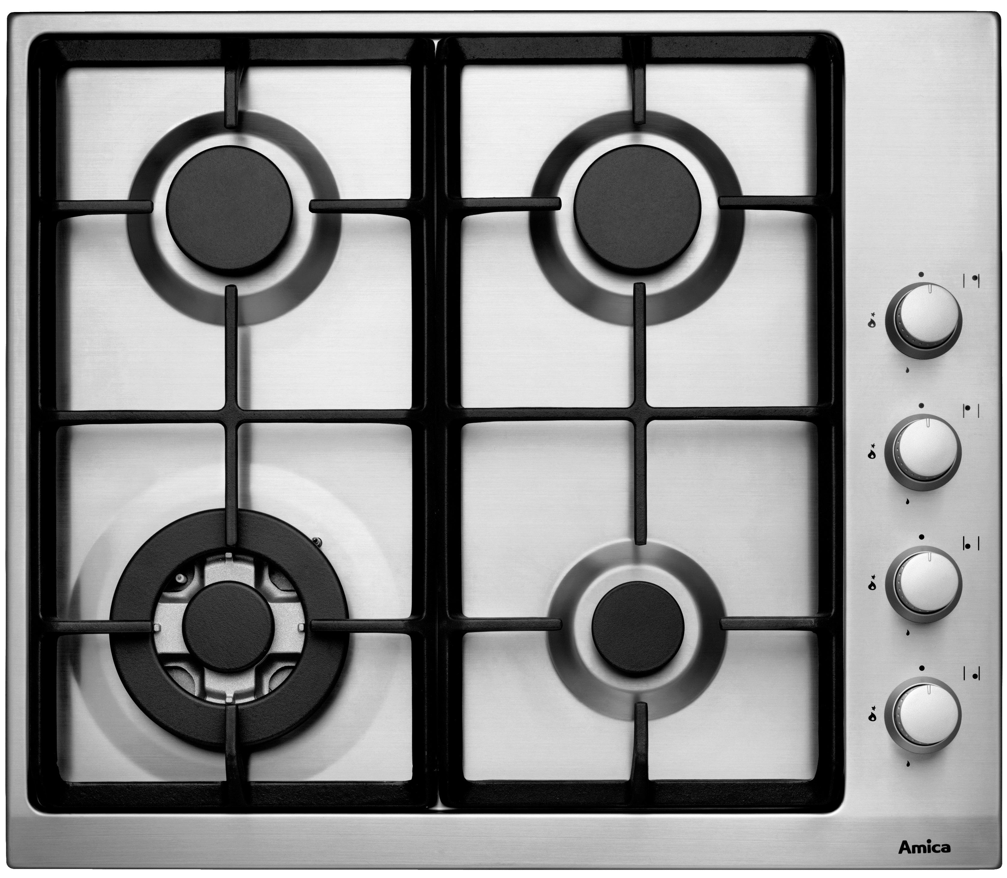 Płyta gazowa Amica PG6611XR sterowanie pionowe 58cm