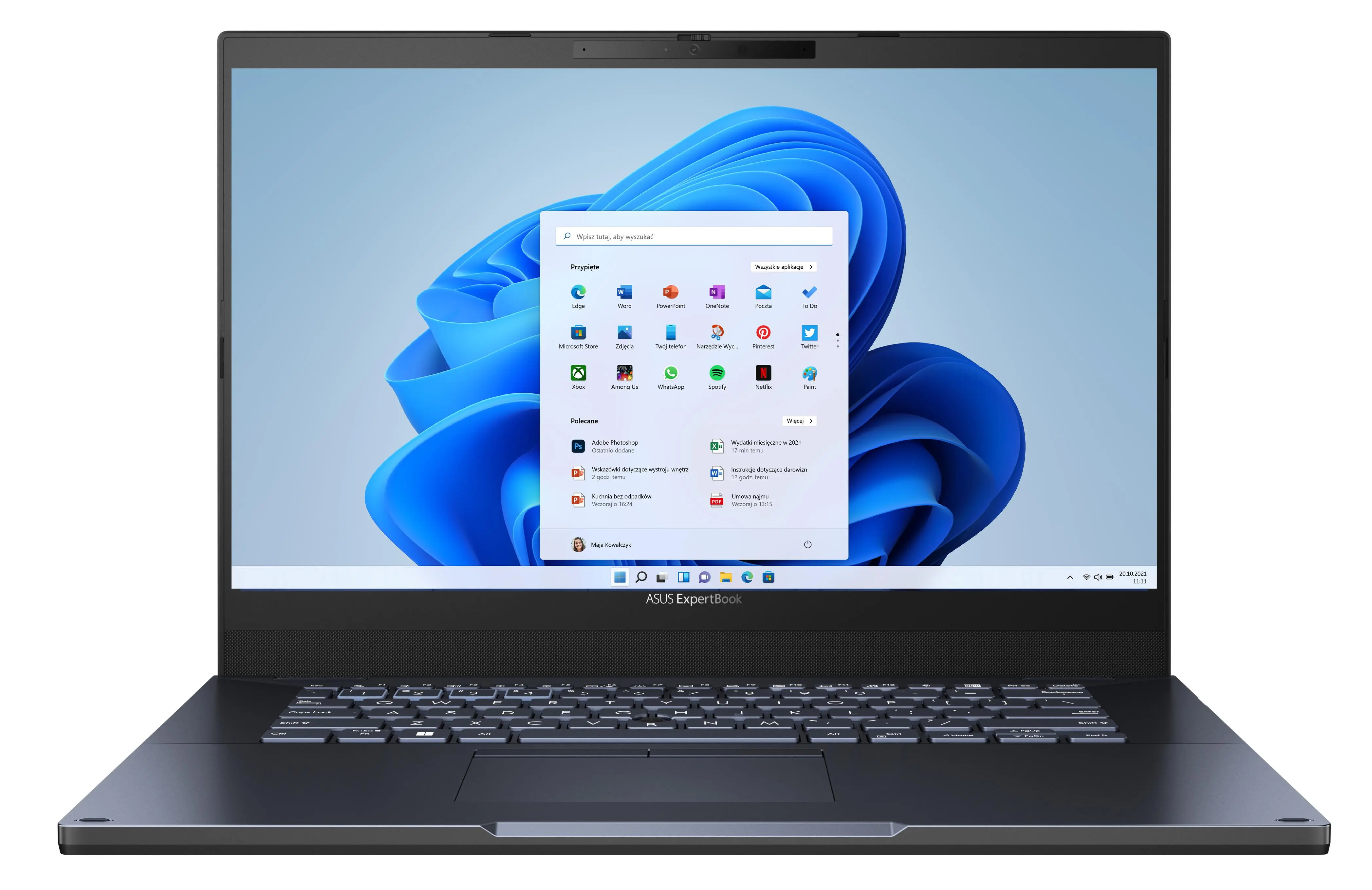 Laptop ASUS ExpertBook B2 B2402CBA-KI0476X 14" i5-1240P 16GB RAM 512GB Dysk SSD Win11 Pro Czarny