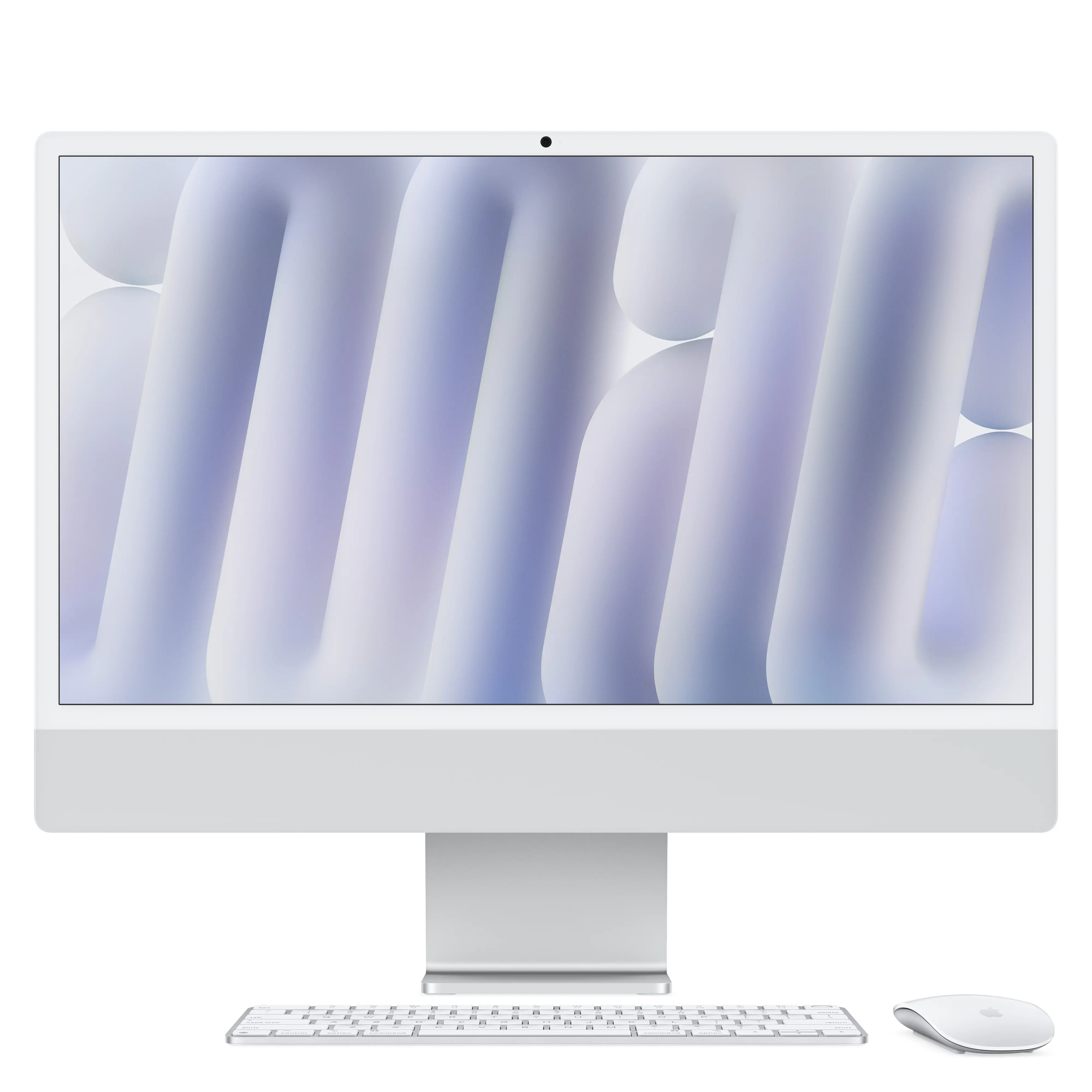 Komputer Apple iMac Retina 4.5K M4 10-rdzeni 23,5" 16GB RAM 256GB Dysk SSD macOS Srebrny