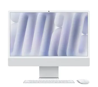 Komputer Apple iMac Retina 4.5K M4 10-rdzeni 23,5" 16GB RAM 256GB Dysk SSD macOS Srebrny