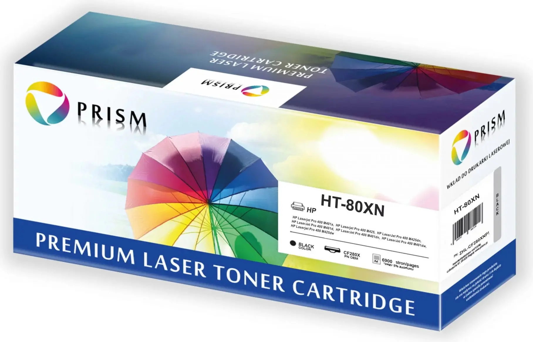Toner Prism ZHL-CF280XNP (zamiennik 80X CF280X) Czarny