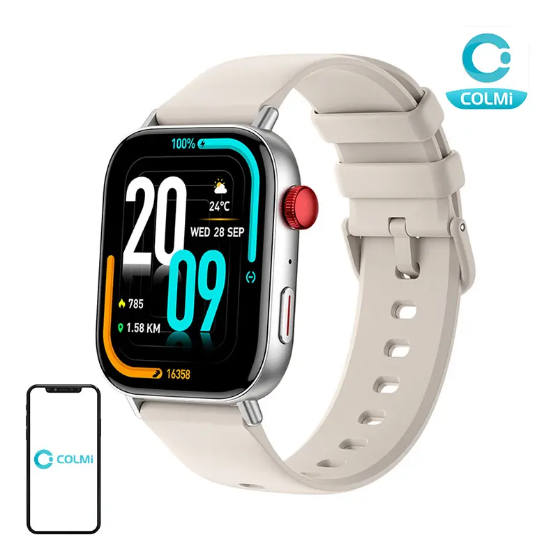 Smartwatch Colmi C8 Max 52mm Srebrny