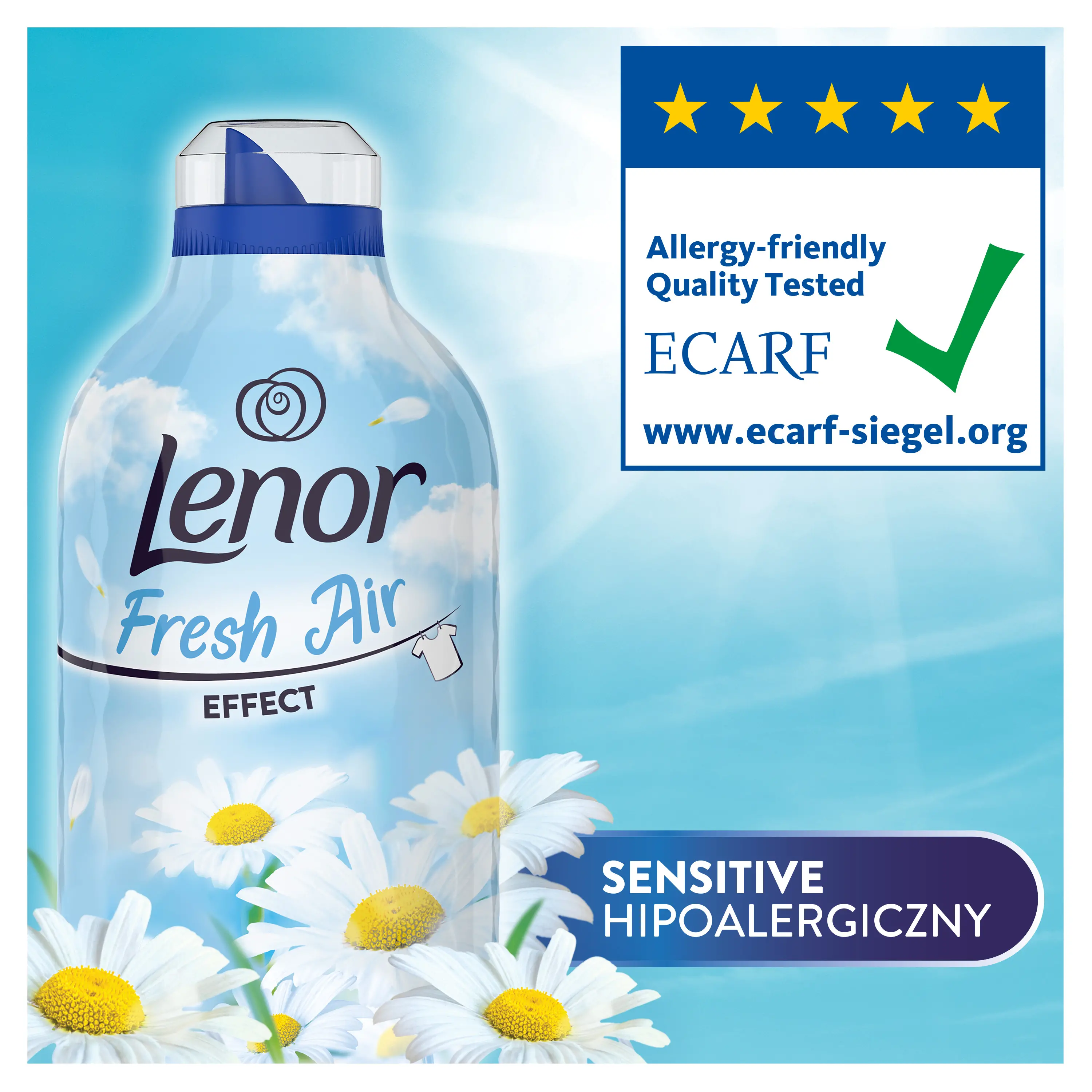 Płyn do płukania Lenor Fresh Air Effect Sensitive 55 prań 770ml