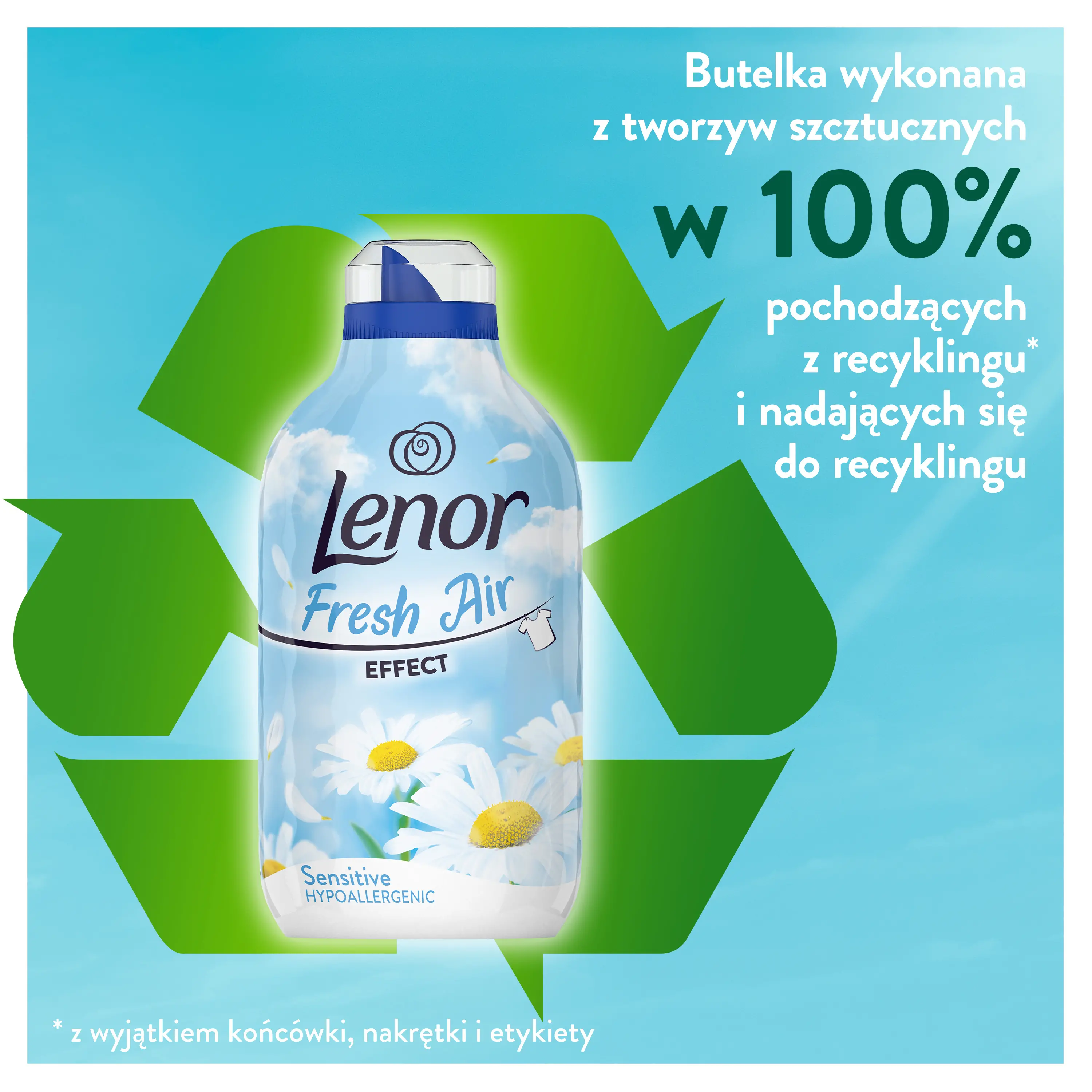 Płyn do płukania Lenor Fresh Air Effect Sensitive 55 prań 770ml
