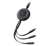 Kabel Mcdodo 3w1 USB-C do USB-C /Lightning/microUSB CA-3730 1,2m Czarny