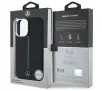 Etui Mercedes-Benz Silicone Blue Stripe MagSafe do iPhone 16 Czarny