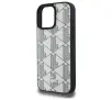 Etui Lacoste Mono Farine MagSafe do iPhone 16 Pro Max Szary