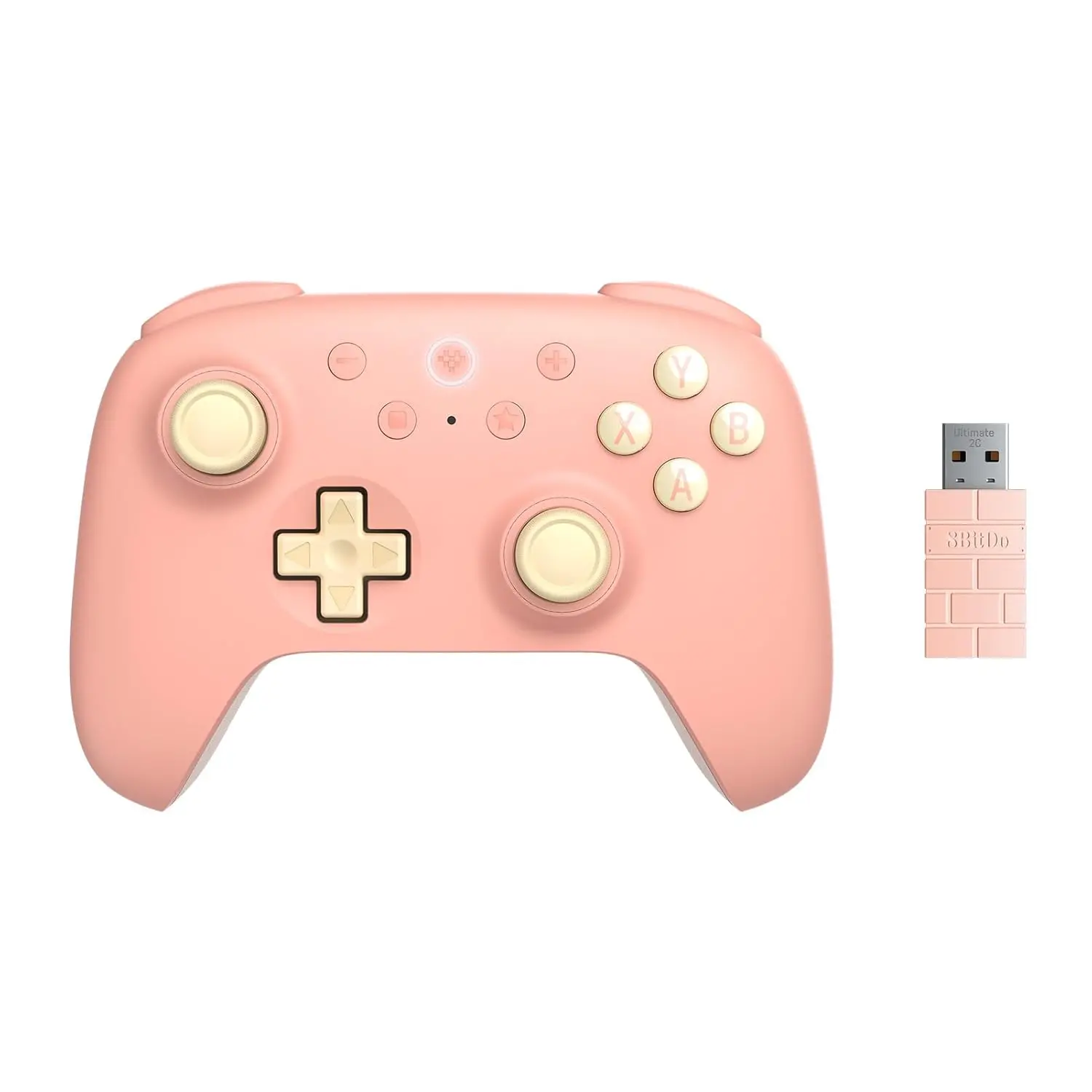 Pad 8BitDo Ultimate 2C Wireless Controller do PC, Android Bezprzewodowy Brzoskwiniowy